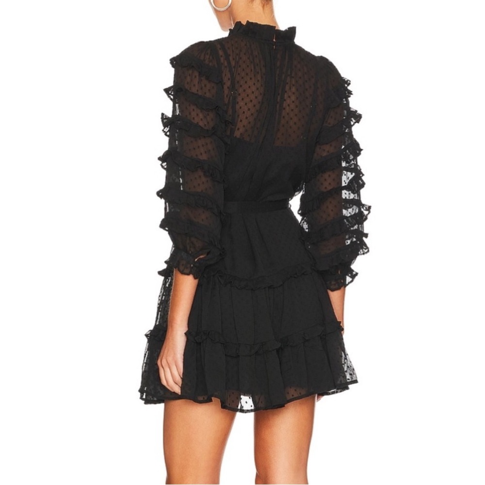 Cleobella Lacey Mini Dress - Black - Picture 3 of 14